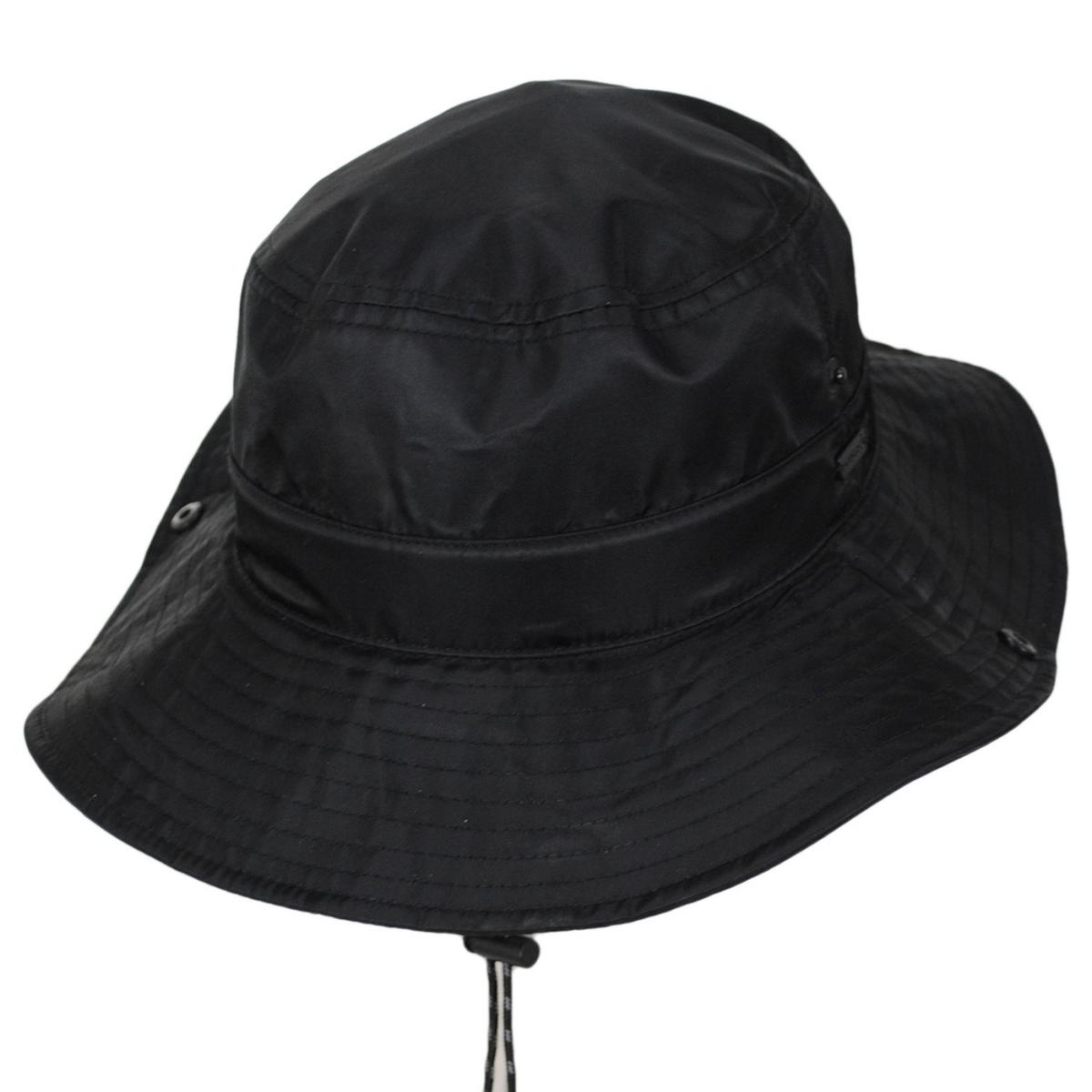 Kangol | Flux Gorpcore Nylon Bucket Hat | 185829 | lead | BLACK