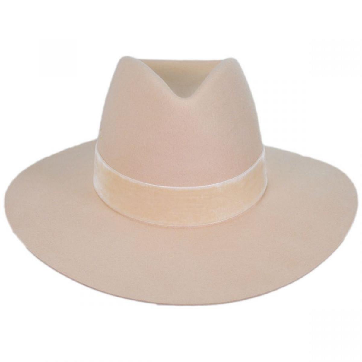 Lack of Color | Benson Tri Wool Felt Fedora Hat | 124305 | front | BEIGE