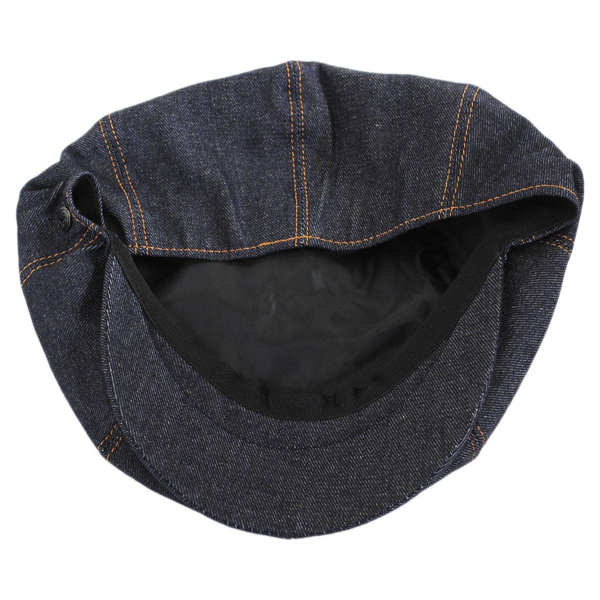 Jaxon Hats | Wholesale Denim Cotton Newsboy Cap B2B Pre-Pack | B2B167775 | under | DENIM BLUE