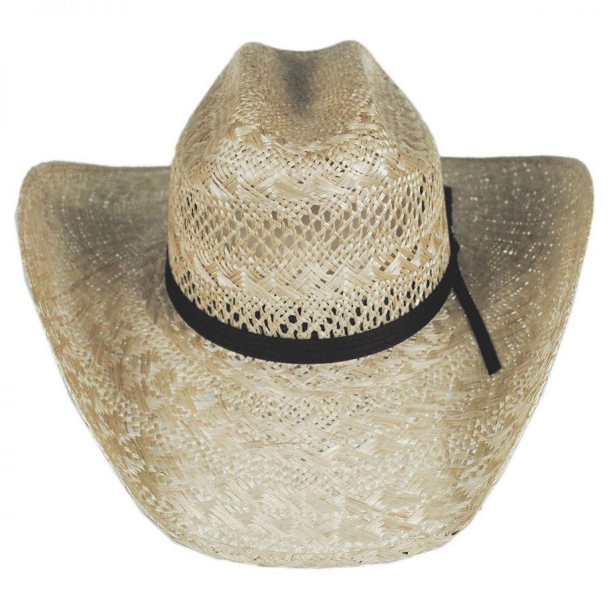 Bailey Western | Kace 10x Sisal Straw Western Hat | 127704 | front | NATURAL