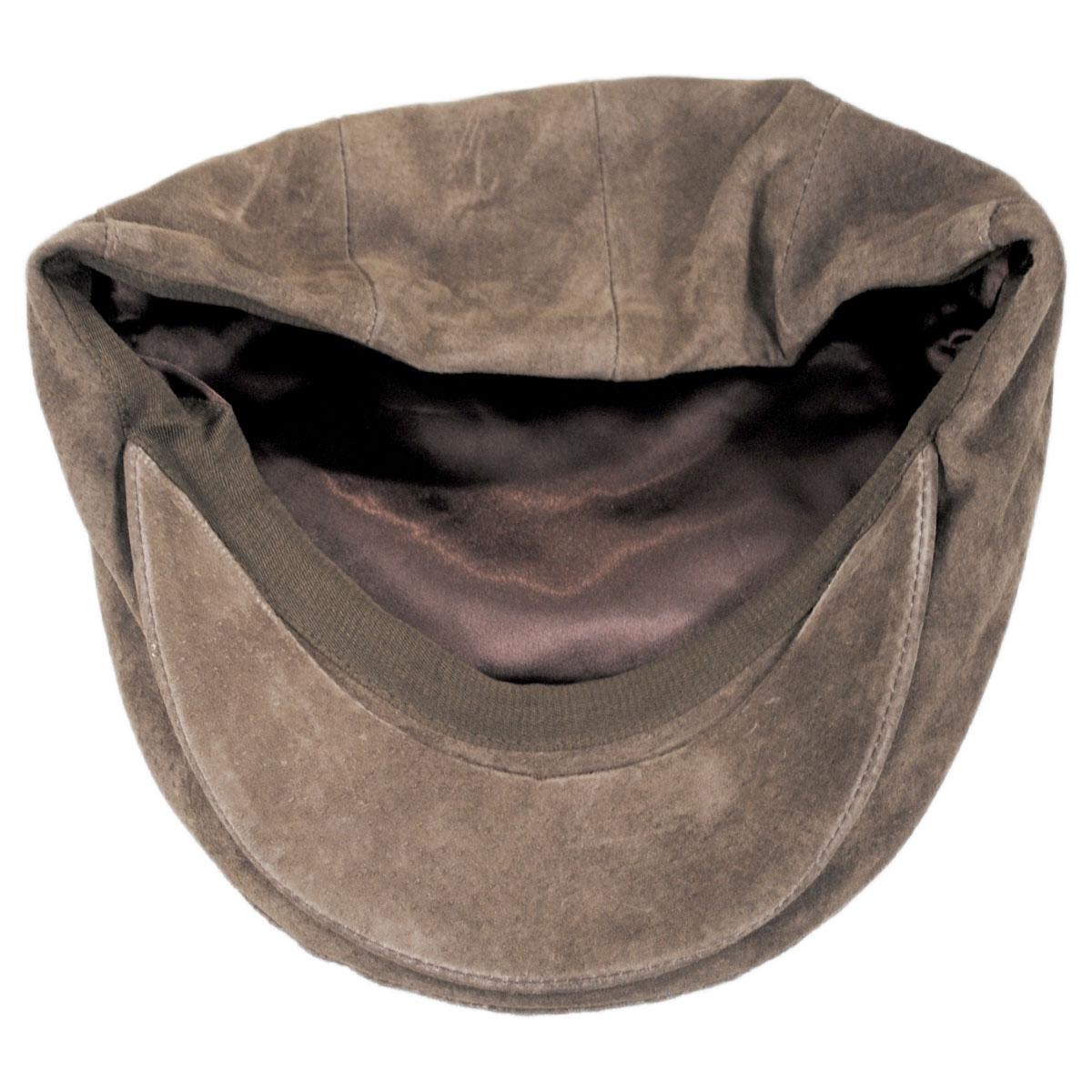 Jaxon Hats | Five-Point Suede Ivy Cap | 170200 | under | COFFEE