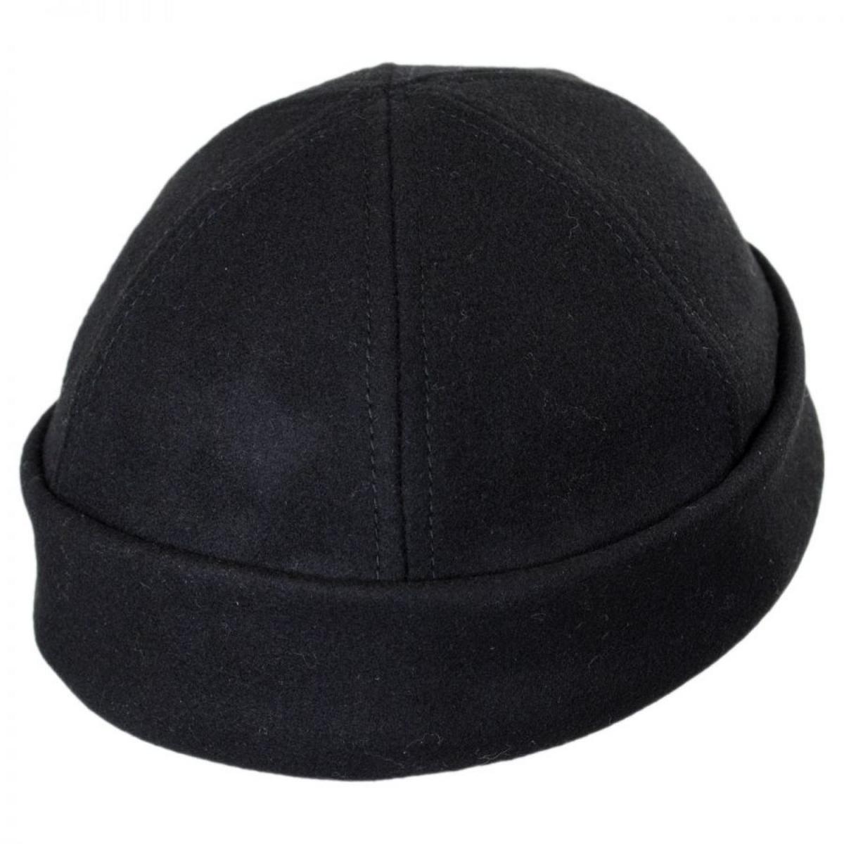 Datsun Beanie Skull Cap - Classic Logo Embroidered Black Beanie