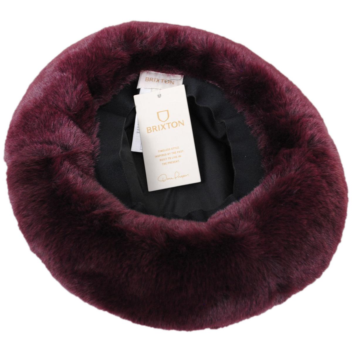 BRIXTON HATS | Dion Faux Fur Winter Bucket Hat | 185556 | under | PORT