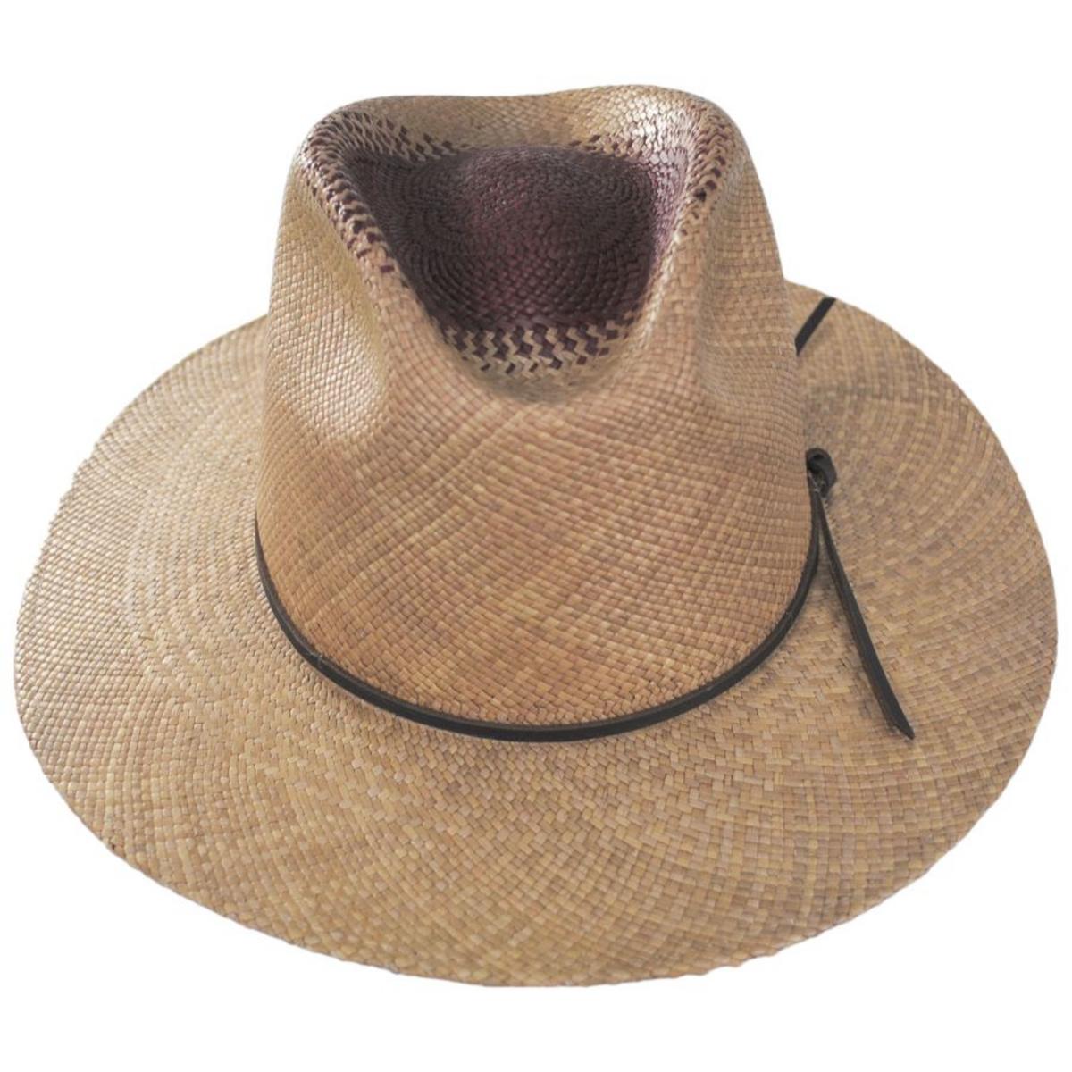 Bailey 1922 | Bystrom Panama Straw Fedora Hat | 127738 | front | TAWNY