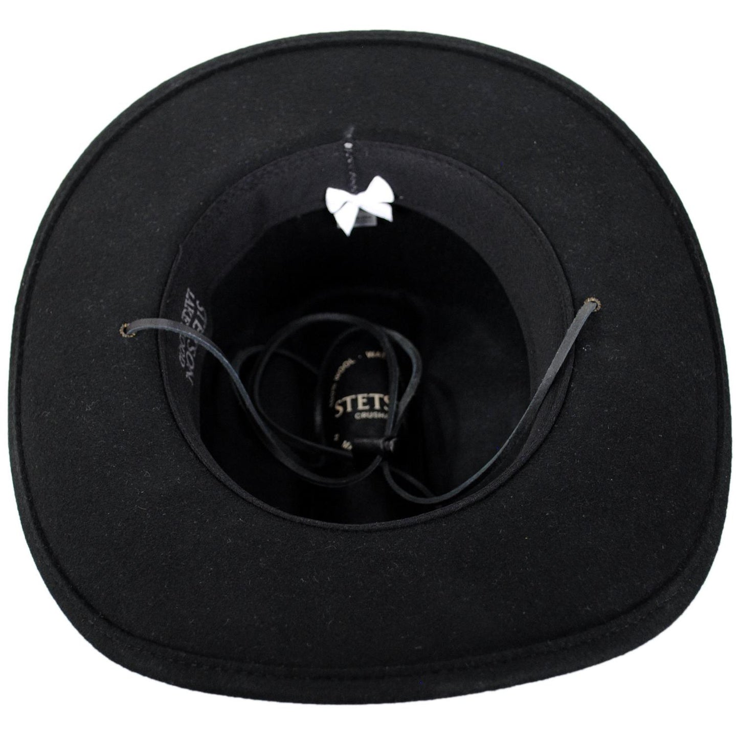 Stetson | Lakewood Crushable Wool Felt Western Hat | 130769 | under | BLACK
