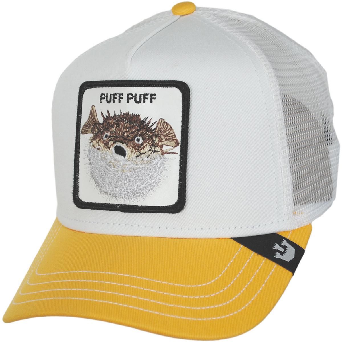 Goorin Bros | Puff Mesh Trucker Snapback Baseball Cap | 200446 | lead | YELLOW