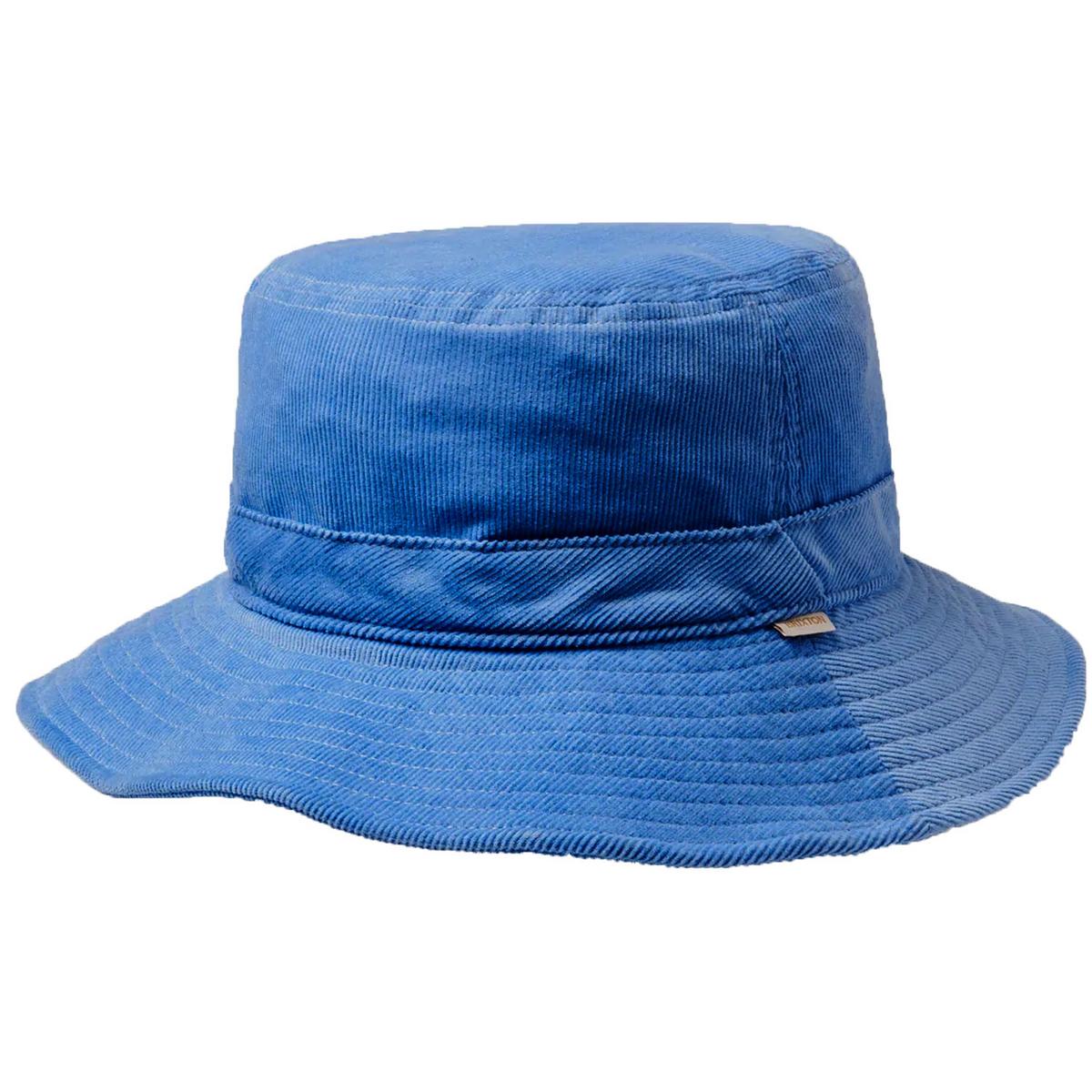 BRIXTON HATS | Petra Cotton Corduroy Packable Bucket Hat - FW22 | 185523FW22 | lead | JOE BLUE