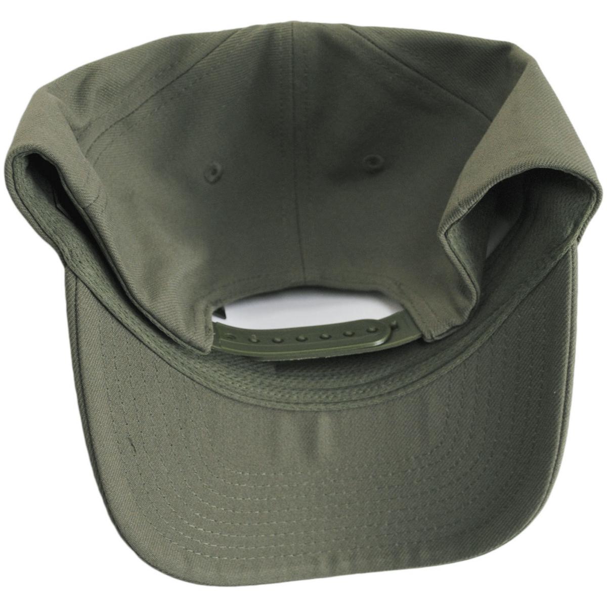 BRIXTON HATS | Crest 5-Panel Snapback Baseball Cap | 201858 | under | IVY GREEN
