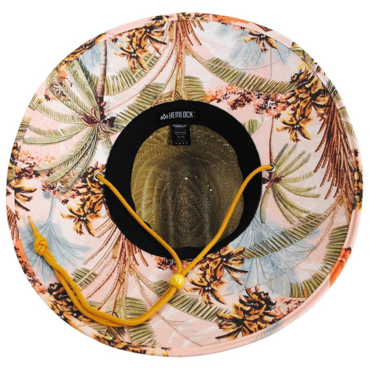 Hemlock Hat Co. | Casablanca Rush Straw Lifeguard Hat | 129598 | under | NATURAL