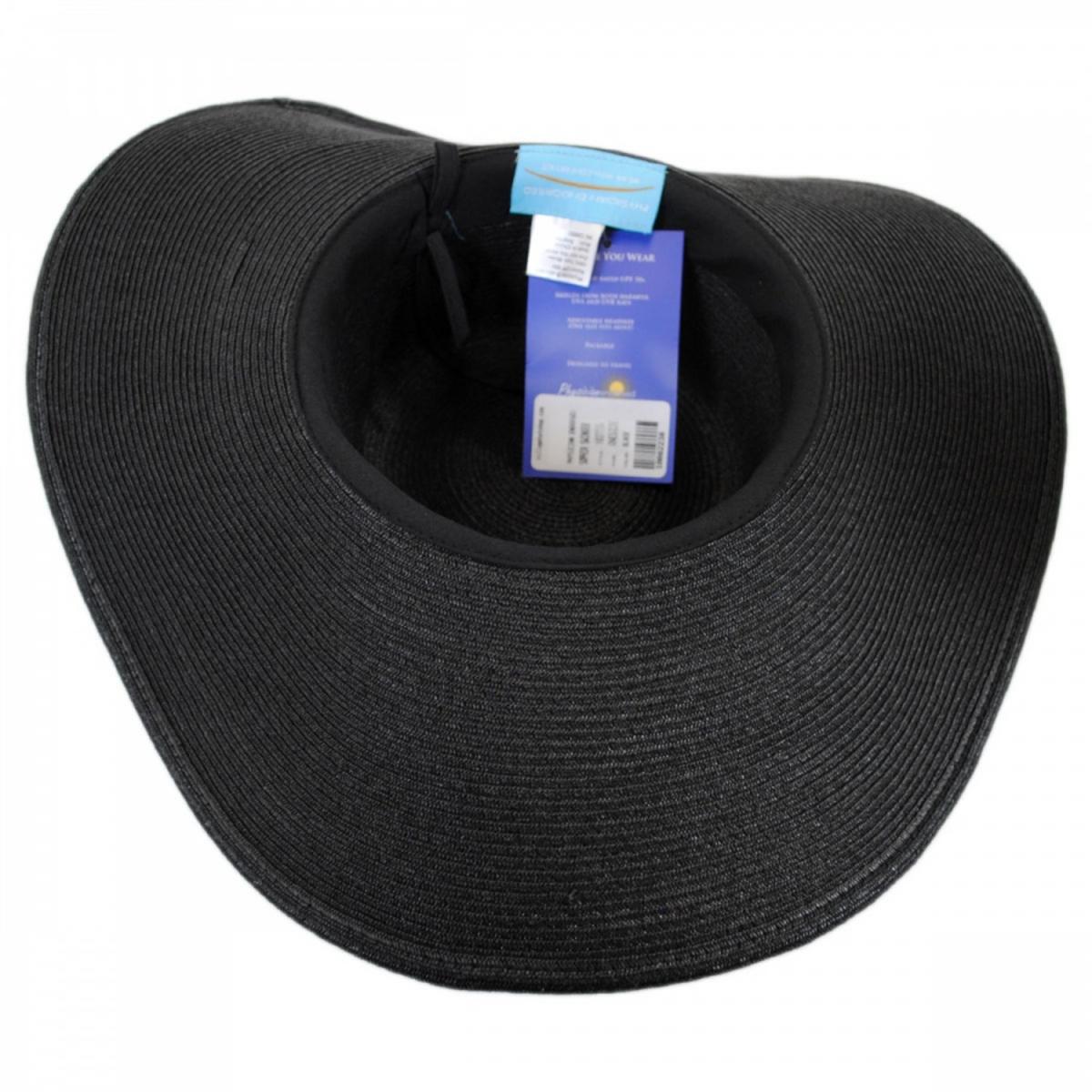 Physician Endorsed | Sophia Toyo Straw Swinger Hat | 102775 | under | BLACK