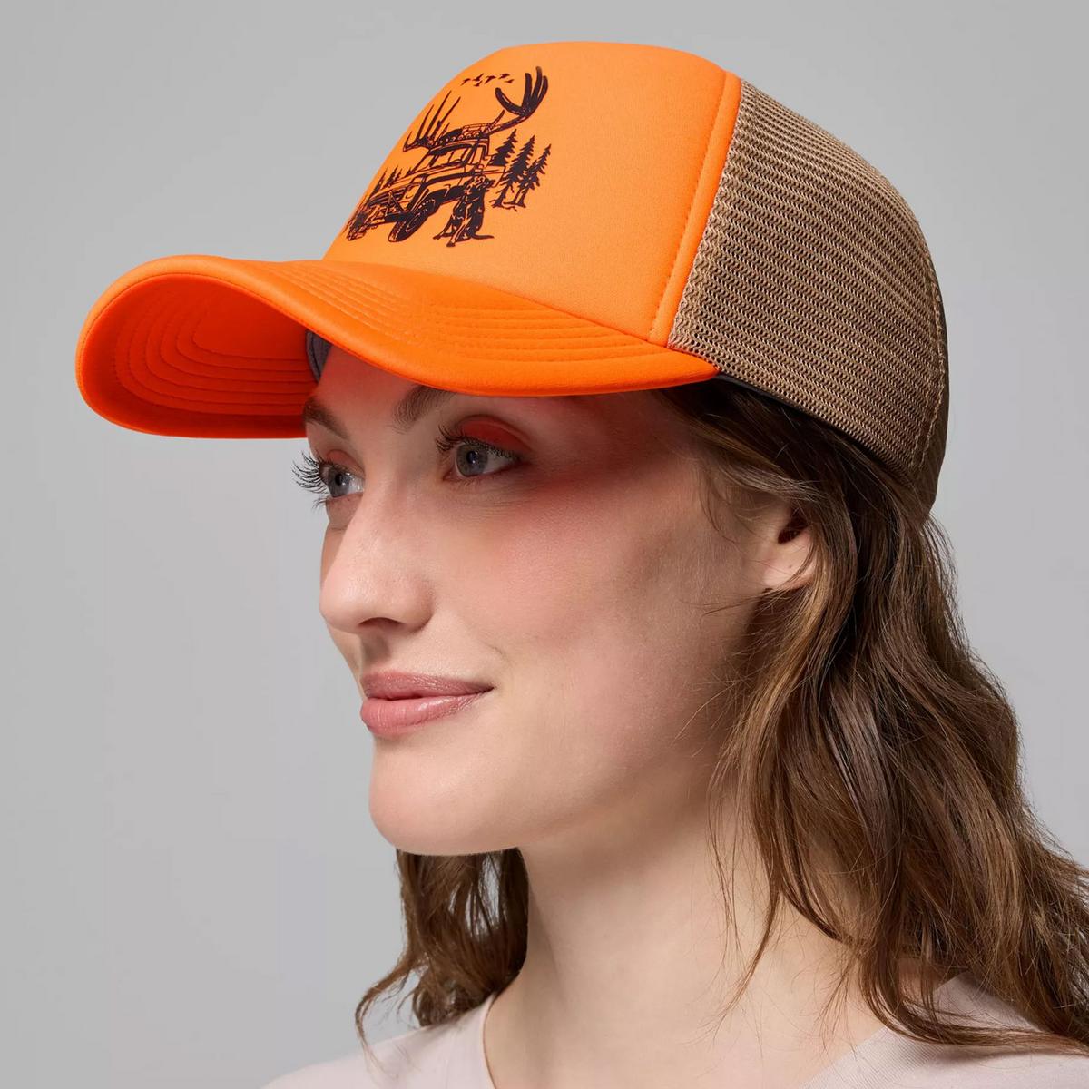 Columbia Sportswear | PHG Timberbuck Foam Mesh Trucker Snapback Baseball Cap | 400086 | lsfone | BLAZE