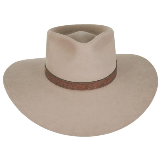 Akubra | Territory Fur Felt Australian Western Hat | 131703 | front | SAND