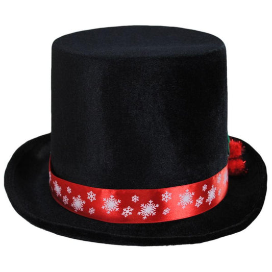 Elope | Snowman Top Hat | 190516 | front | BLACK