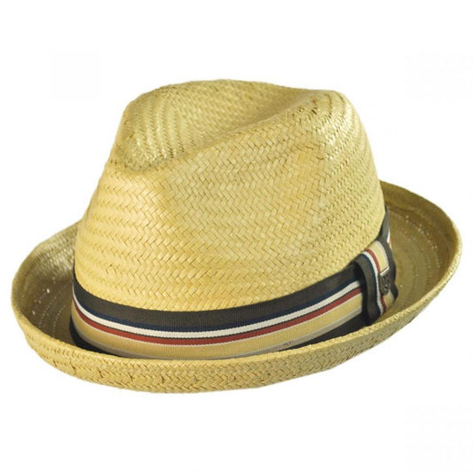 BRIXTON HATS | Castor Toyo Straw Fedora Hat - Tan | 128301 | lead | TAN