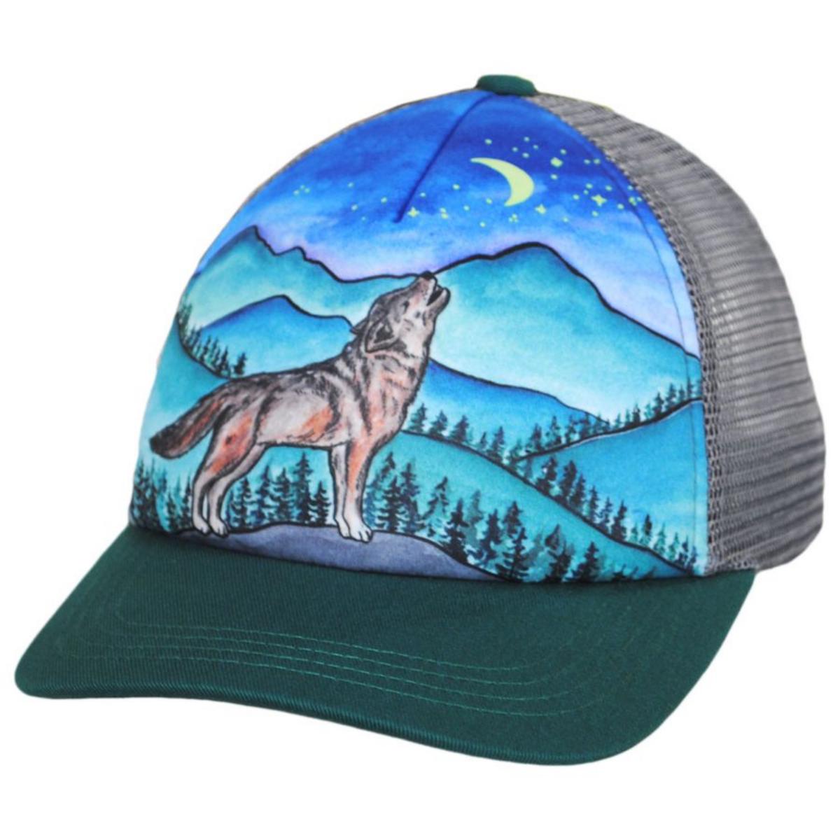 Sunday Afternoons | Kid's Lone Wolf Trucker Snapback Baseball Cap