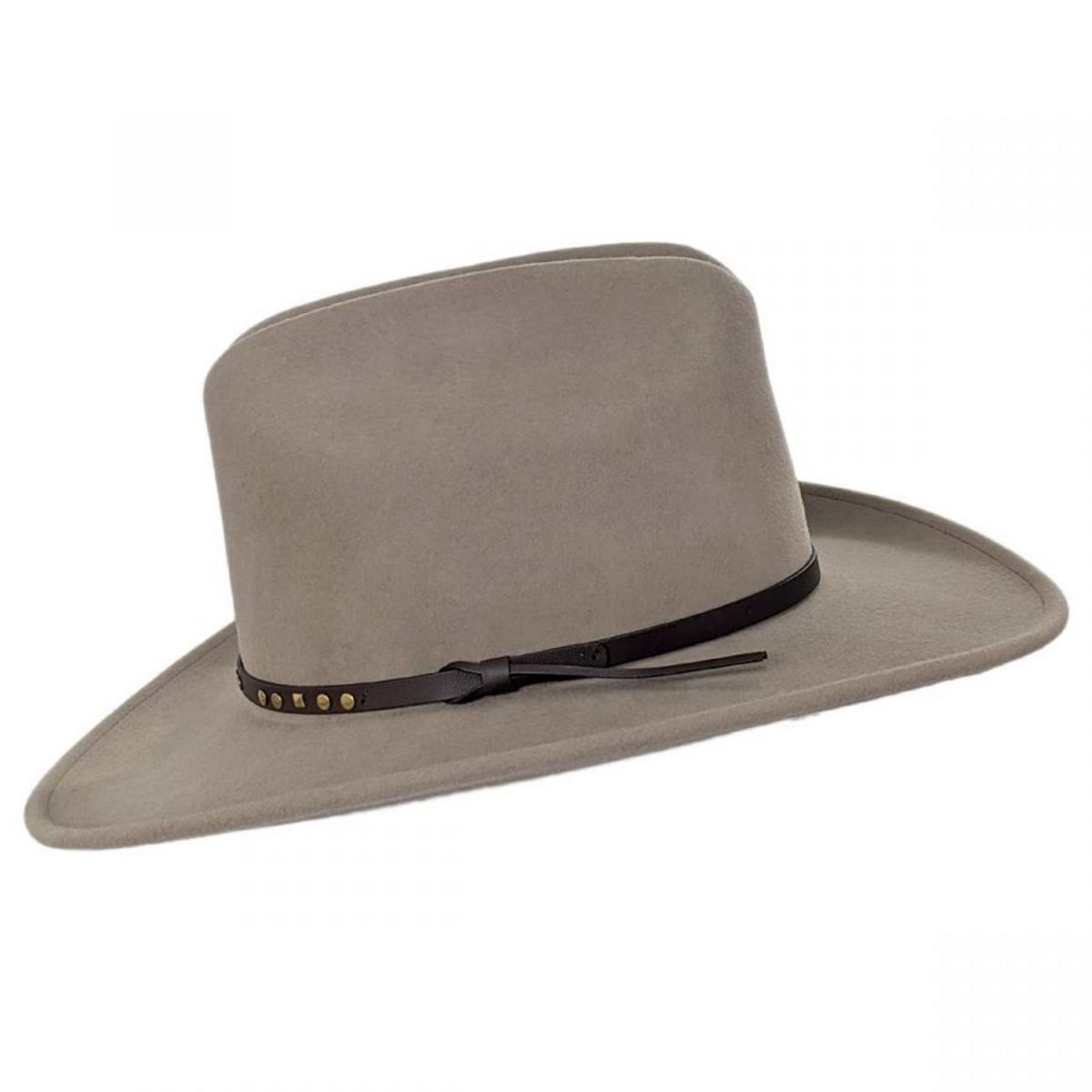 Bailey Western | Chisolm Wool Litefelt Cattlemen Western Hat | 130028 | profile | PUTTY