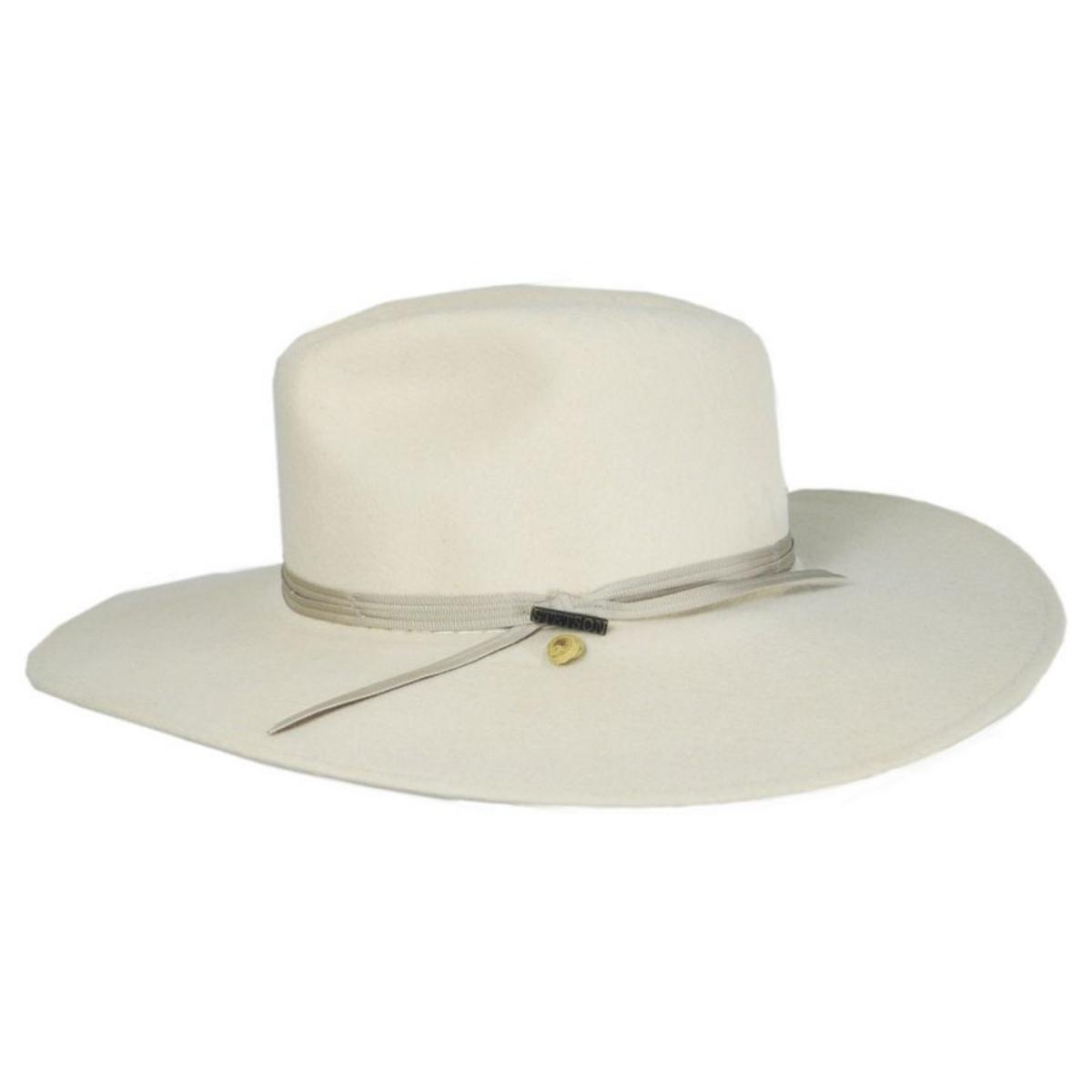 Stetson | Holden Crushable Wool Felt Aussie Hat | 130724 | profile | SILVERBELLY