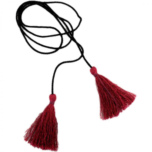 Jeanne Simmons | Tassel Cord Hat Band | 602677 | lead | RED/BLACK