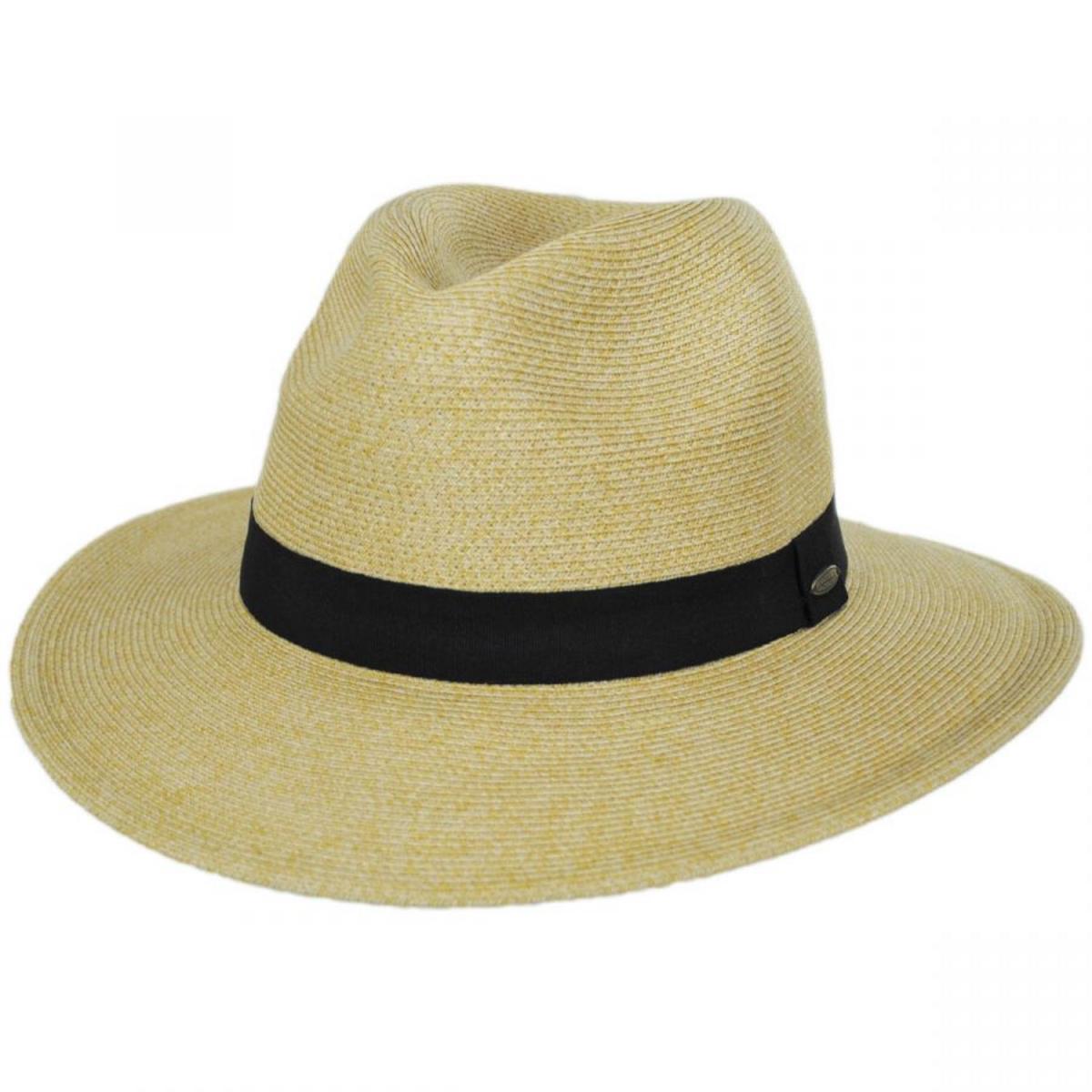 Scala | Slider Toyo Straw Safari Fedora Hat | 126369 | lead | TOAST