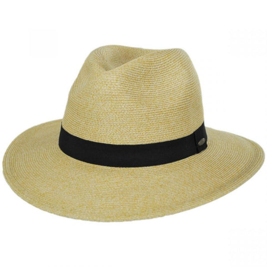 Scala | Slider Toyo Straw Safari Fedora Hat | 126369 | lead | TOAST