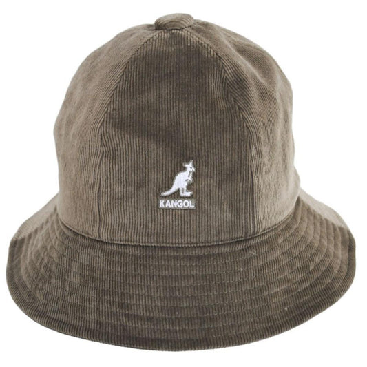 Kangol | Cord Casual Bucket Hat | 185793 | front | NICKEL