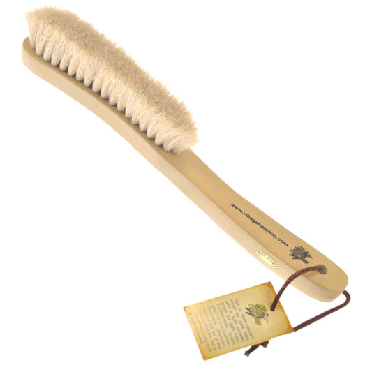 Village Hat Shop | Wholesale Light Felt Hat Brush B2B Pre-Pack | B2B603701 | lead | WHITE