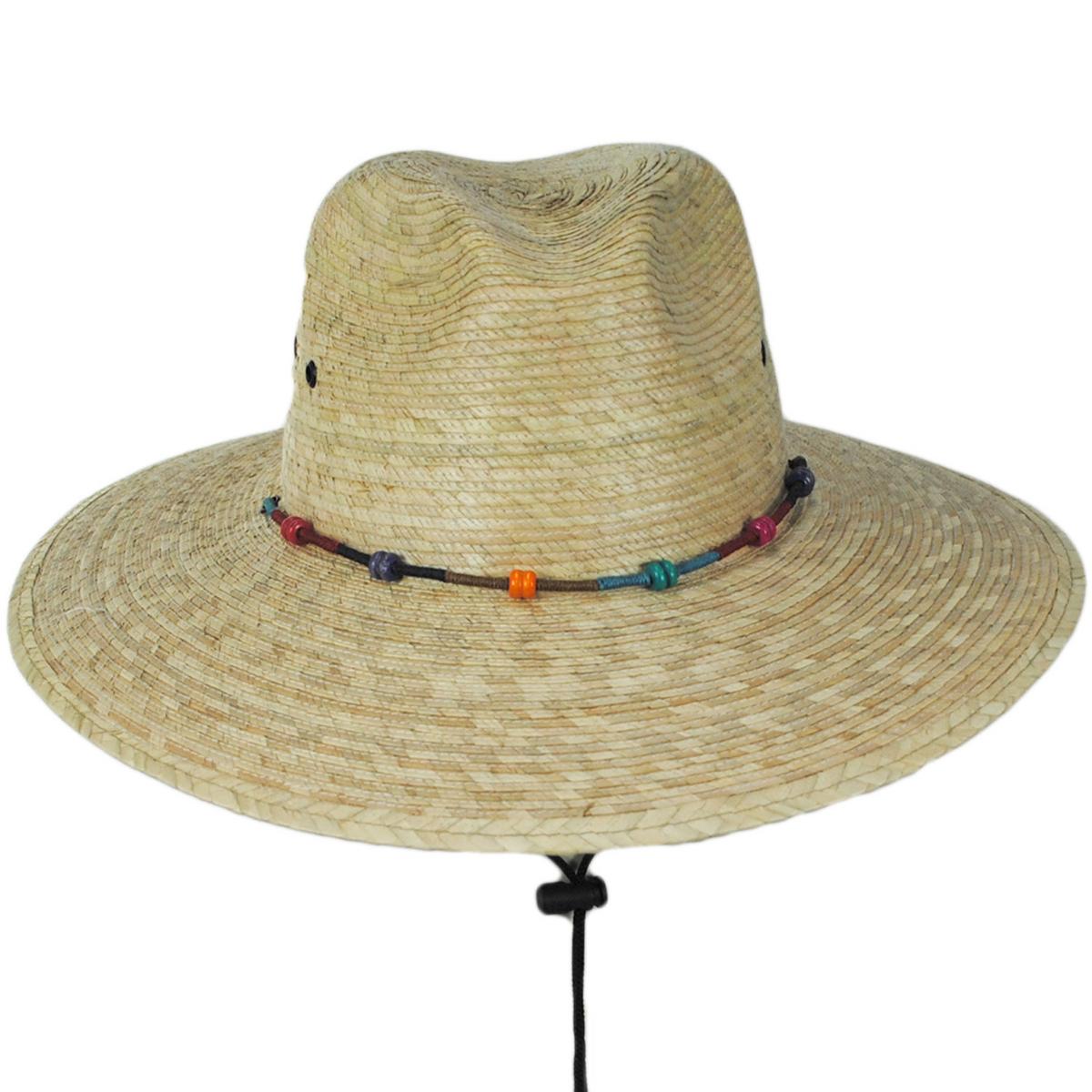 Viva Palm Straw Lifeguard Hat