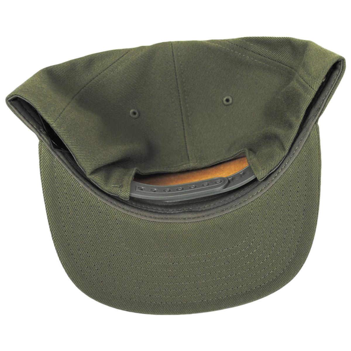 BRIXTON HATS | Wendall Wool Blend MP Snapback Baseball Cap | 201834 | under | OLIVE SURPLUS