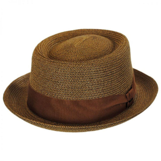 Bailey 1922 | Waits Sewn Braid Straw Pork Pie Hat | 127798 | lead | COPPER