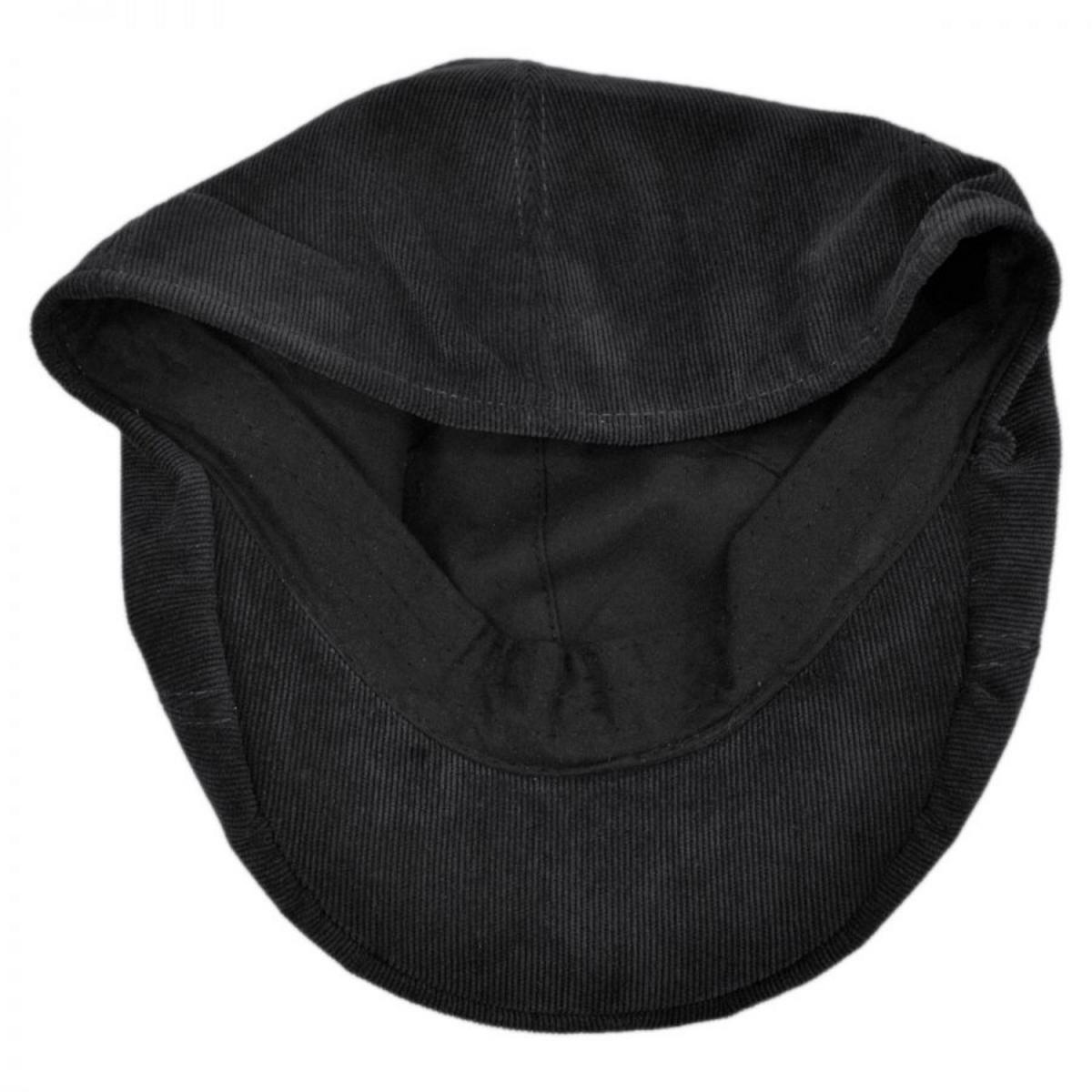 Jaxon Hats | Corduroy Duckbill Ivy Cap | 167553 | under | BLACK