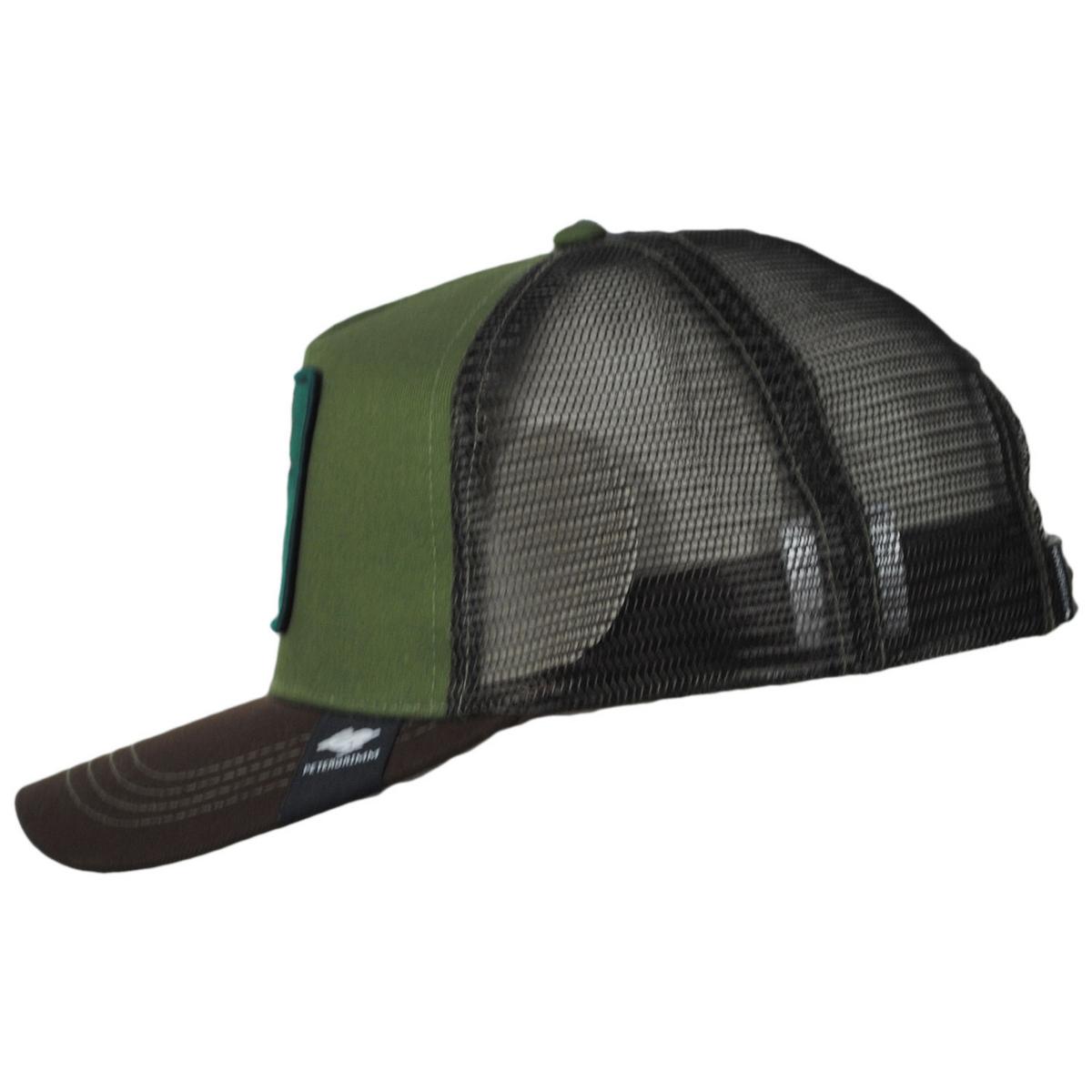 Peanuts | Beagle Scout Mesh Trucker Snapback Baseball Cap | 201308 | profile | GREEN