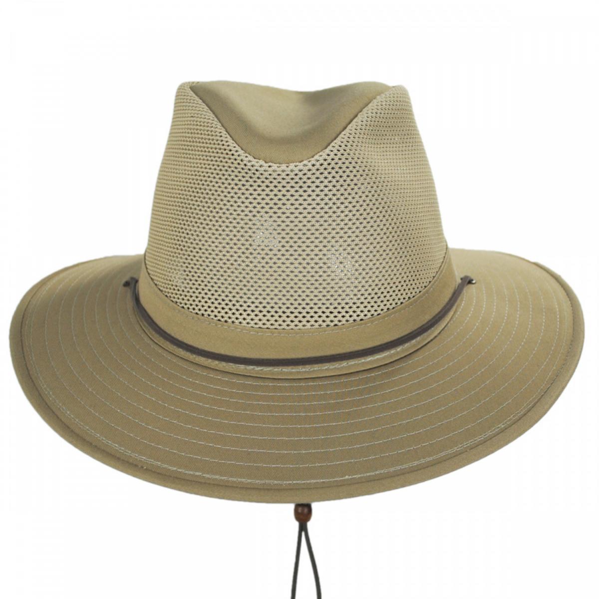 Henschel | Aussie Mesh Hat | 140329 | front | KHAKI