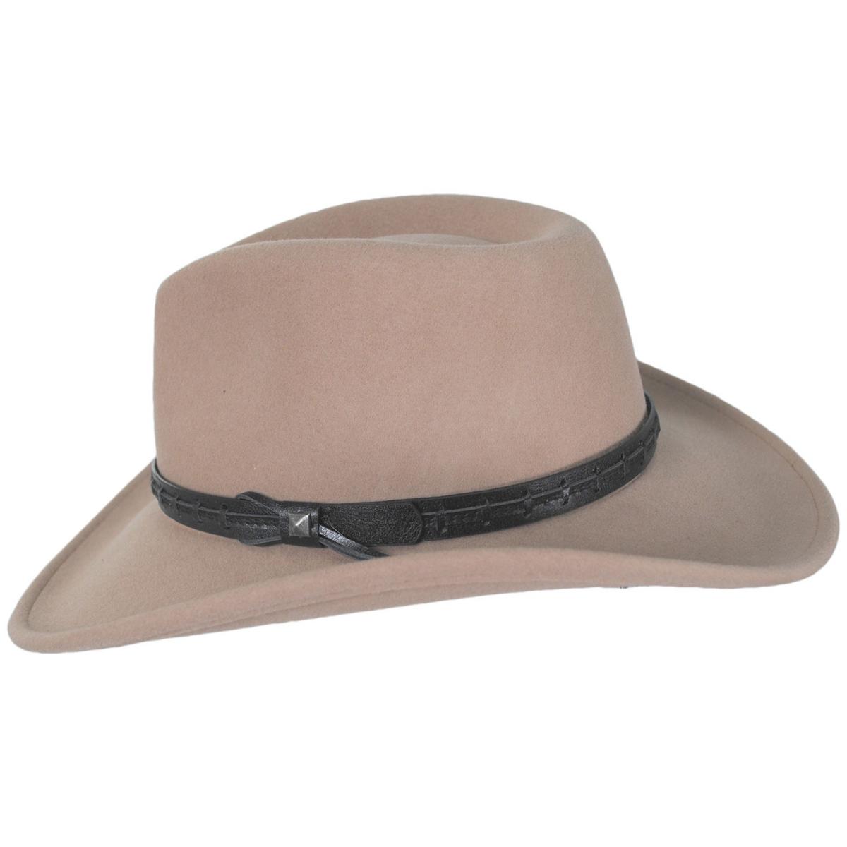 Bailey Western | Firehole Crushable Wool LiteFelt Western Hat | 130141 | profile | FAWN