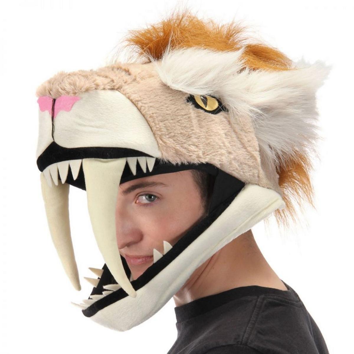 Elope | Sabertooth Jawesome Hat | 190212 | profile | BEIGE/SAND
