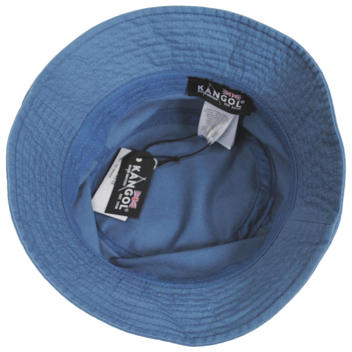 Kangol | Washed Cotton Bucket Hat - Spring Collection | 185701SS | under | DENIM BLUE