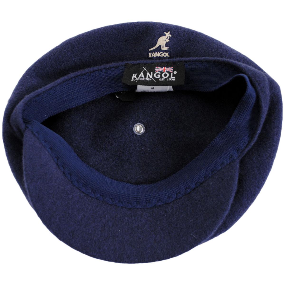 Kangol | Spitfire Wool Newsboy Cap | 160801 | under | NAVY