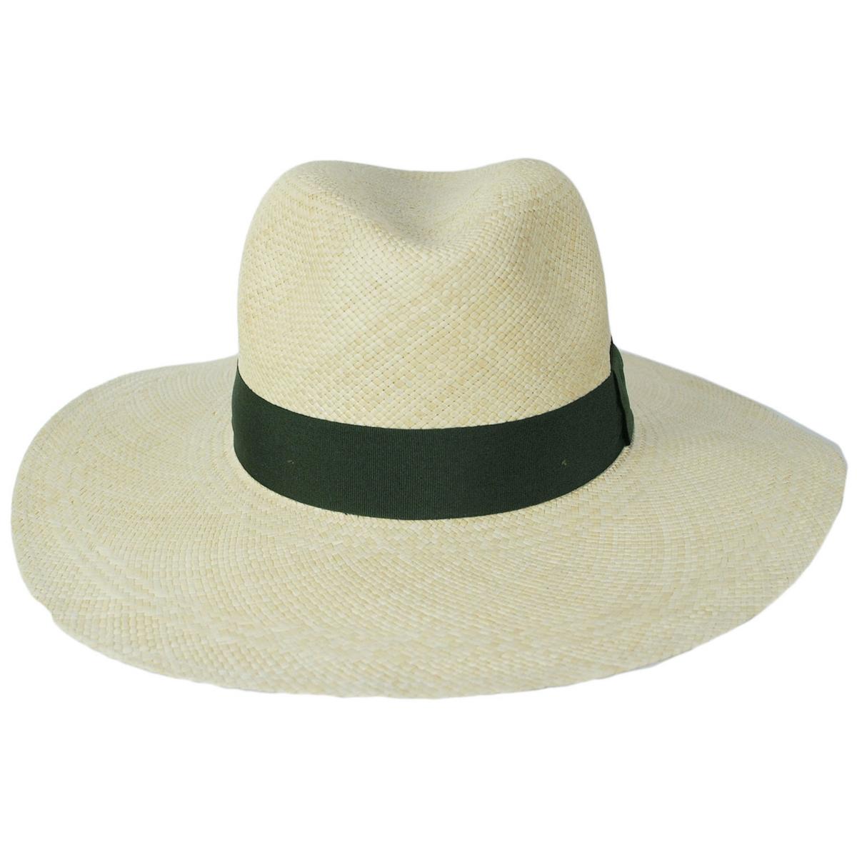 3 Regions Trade Co. | Ranchero Brisa Grade 4-5 Panama Straw Fedora Hat | 128750 | front | NATURAL/OLIVE