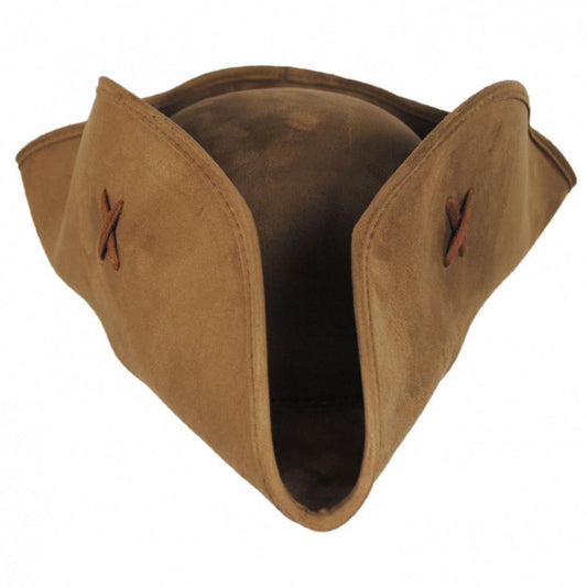 Elope | Suede Pirate Hat | 190458 | front | BROWN