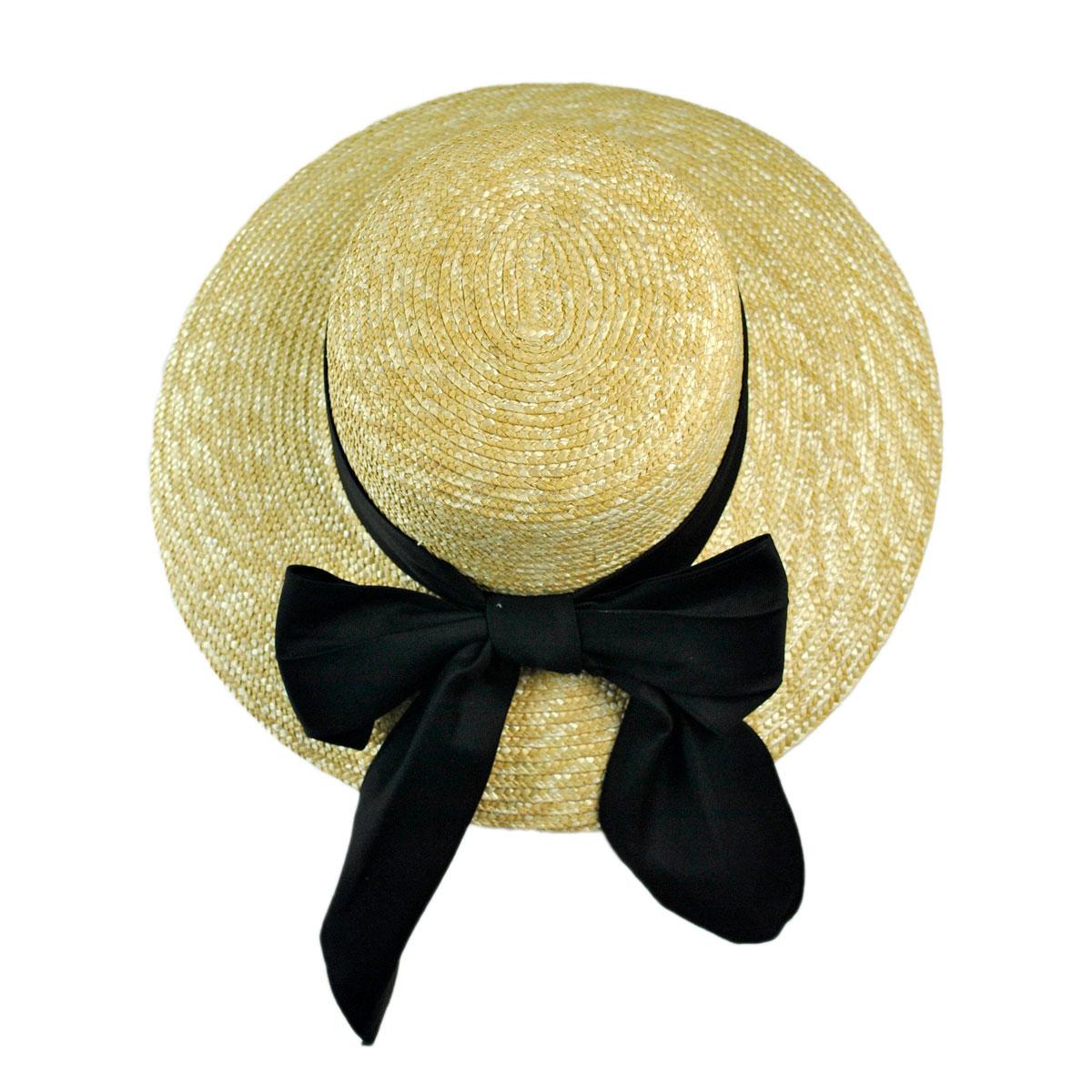 Wholesale Milan Straw Boater Sun Hat B2B Pre-Pack