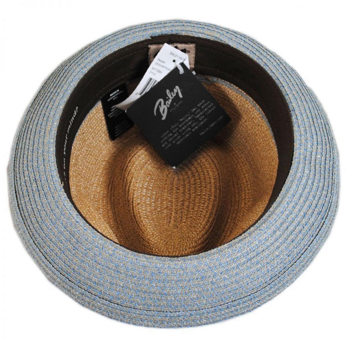 Bailey 1922 | Hooper Toyo Straw Blend Trilby Fedora Hat | 127777 | under | NATURAL