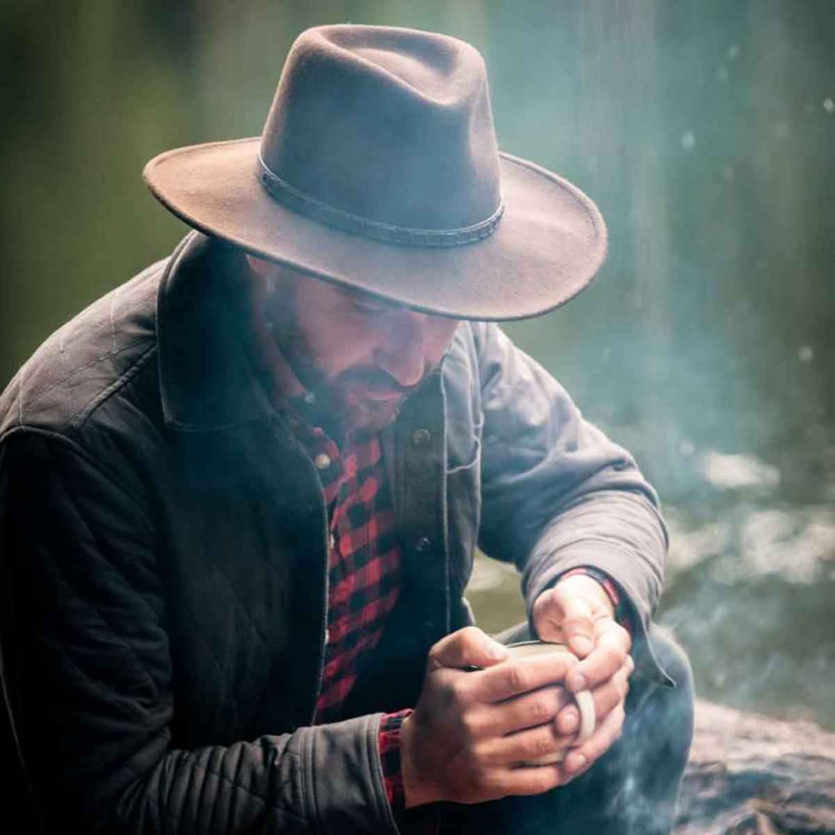 Stetson | Sturgis Crushable Wool Felt Outback Hat | 130742 | lsmtwo | CORDOVA