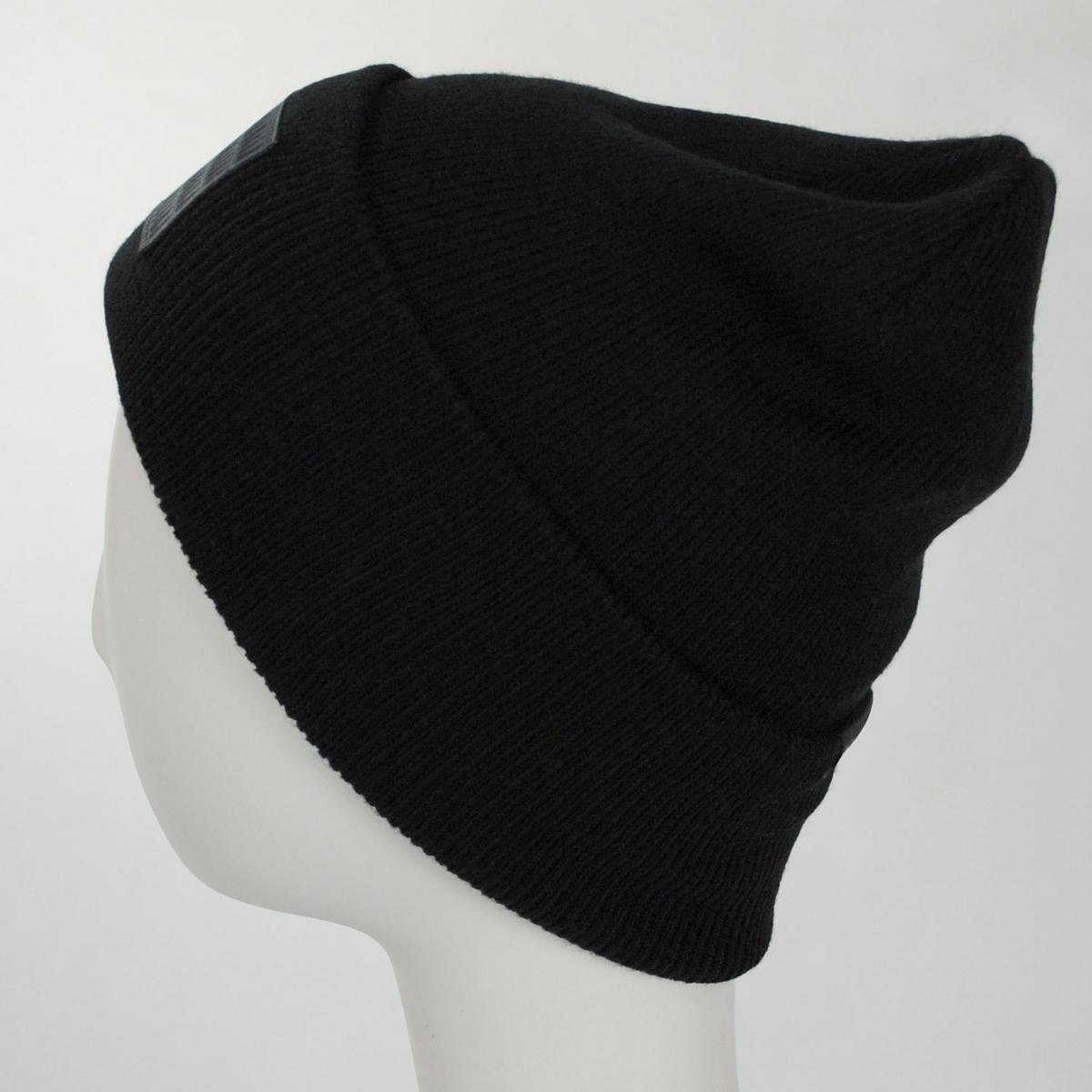 Columbia Sportswear | Tree Flag Acrylic Knit Cuffed Beanie Hat | 500739 | profile | BLACK