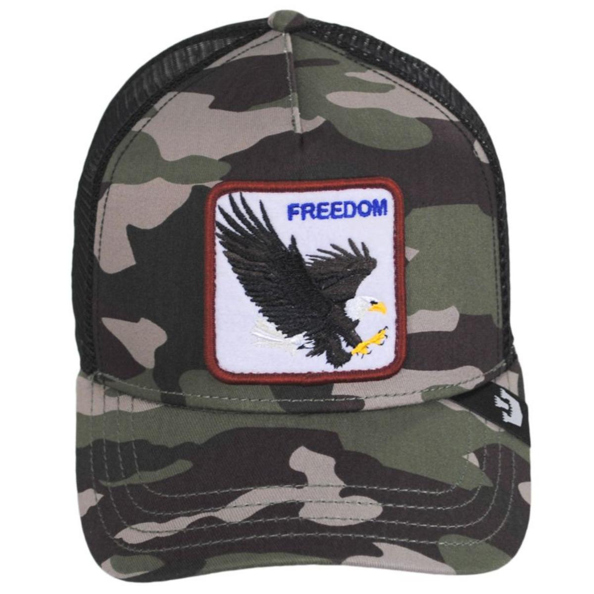Goorin Bros | Freedom Mesh Trucker Snapback Baseball Cap | 200488 | profile | CAMOUFLAGE