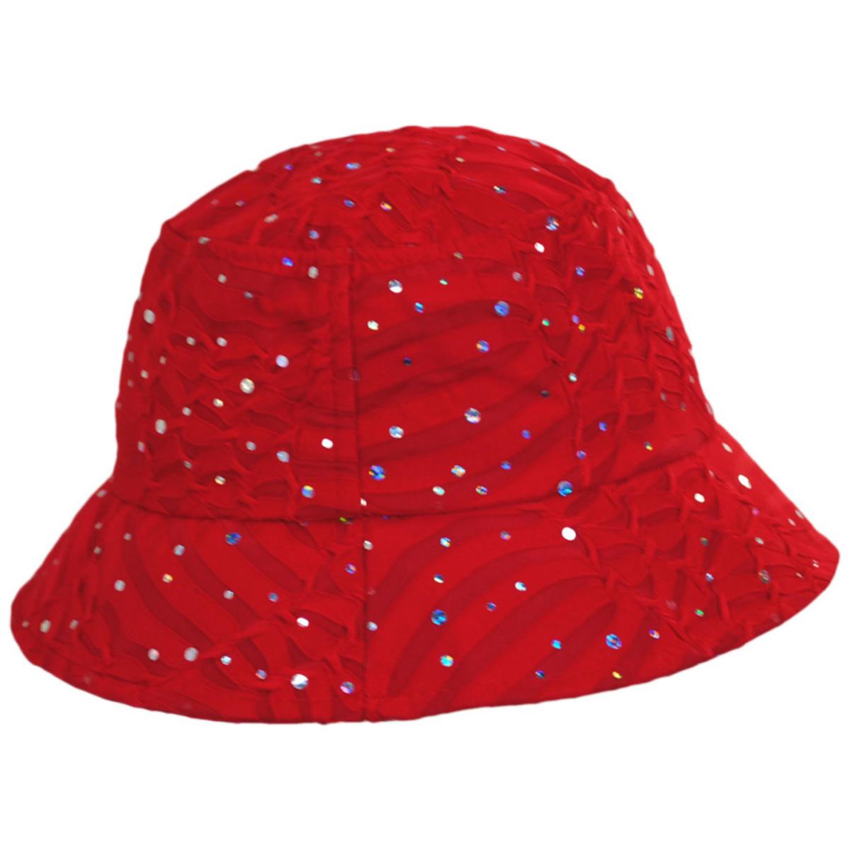 Something Special | Jewel Bucket Hat | 109203 | profile | RED
