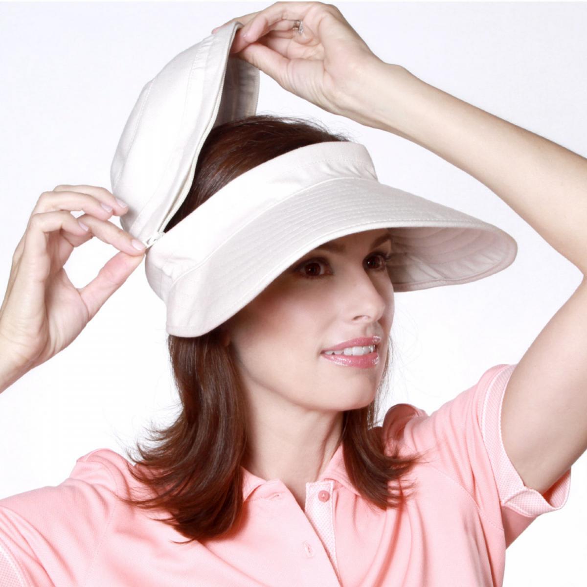 Physician Endorsed | Naples Convertible Facesaver Visor | 197501 | under | WHITE