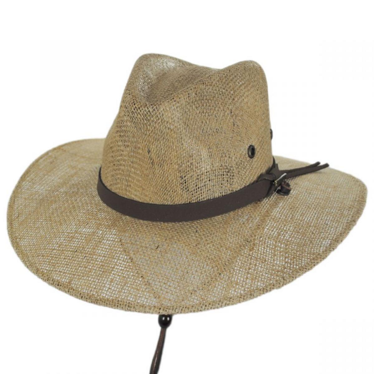 Stetson | Fazenda Coffee Bag Outback Hat | 127030 | lead | TAN