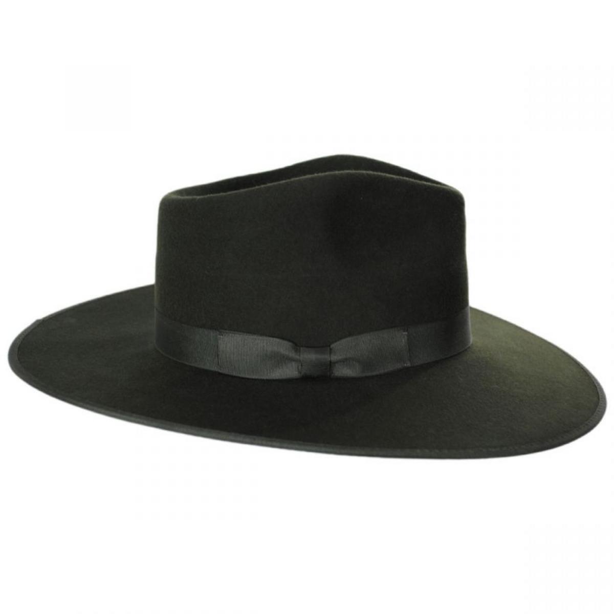 Lack of Color | Wool Felt Rancher Fedora Hat | 124303 | profile | FOREST