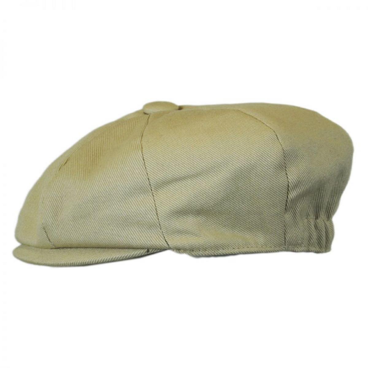 Jaxon Hats | Baby Cotton Newsboy Cap | 512108 | profile | BEIGE