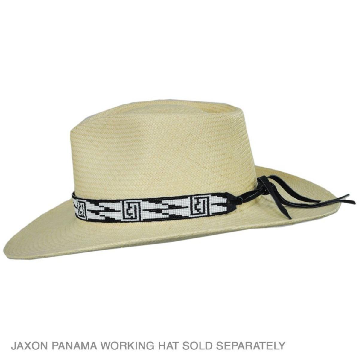 Two Tone Beaded Hat Band