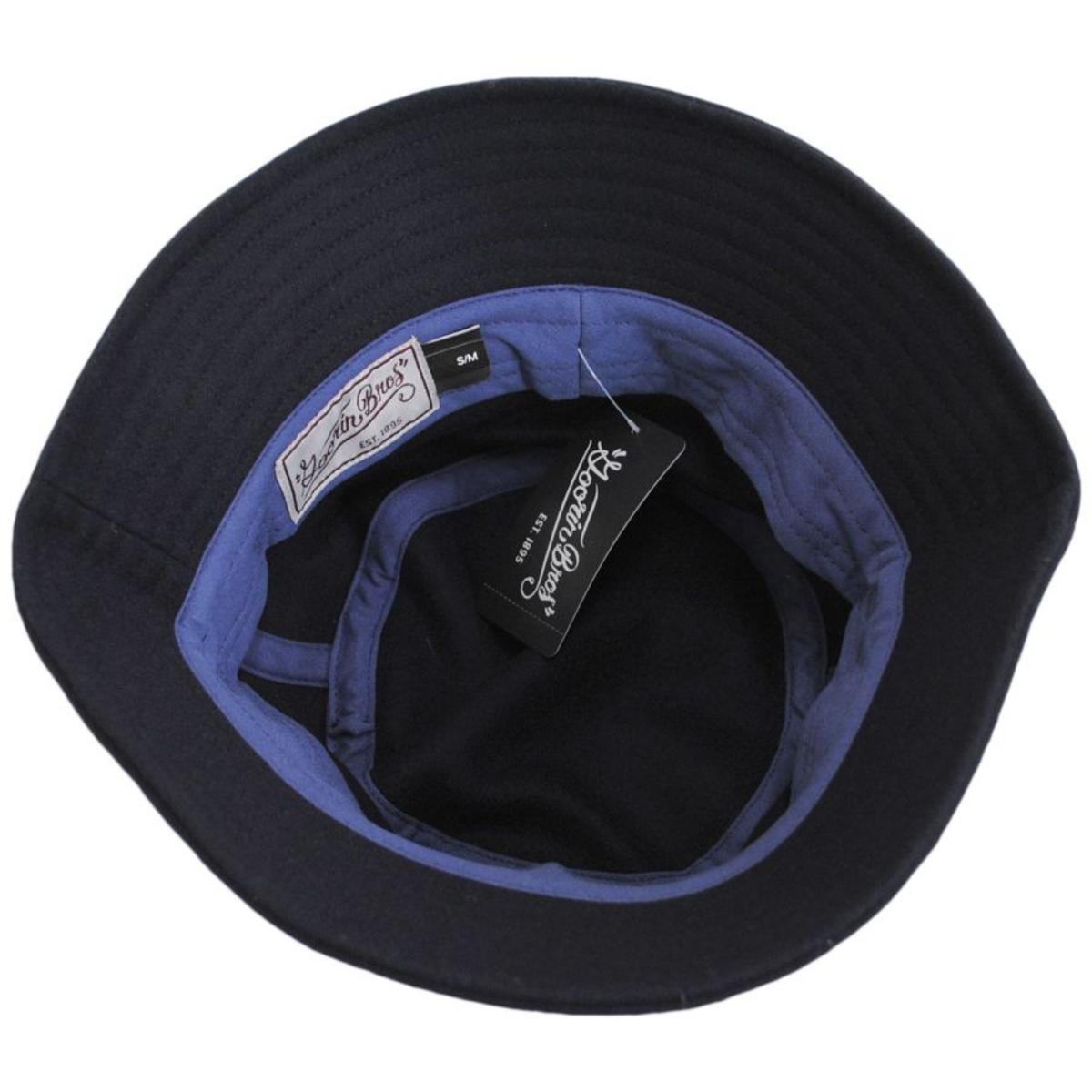 Goorin Bros | G.O.A.T. Heat Wool Blend Bucket Hat | 187510 | under | NAVY